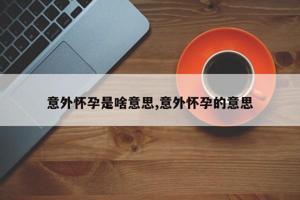 意外怀孕是啥意思,意外怀孕的意思